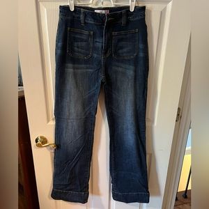 Cabi wide leg blue jeans fall 2021
